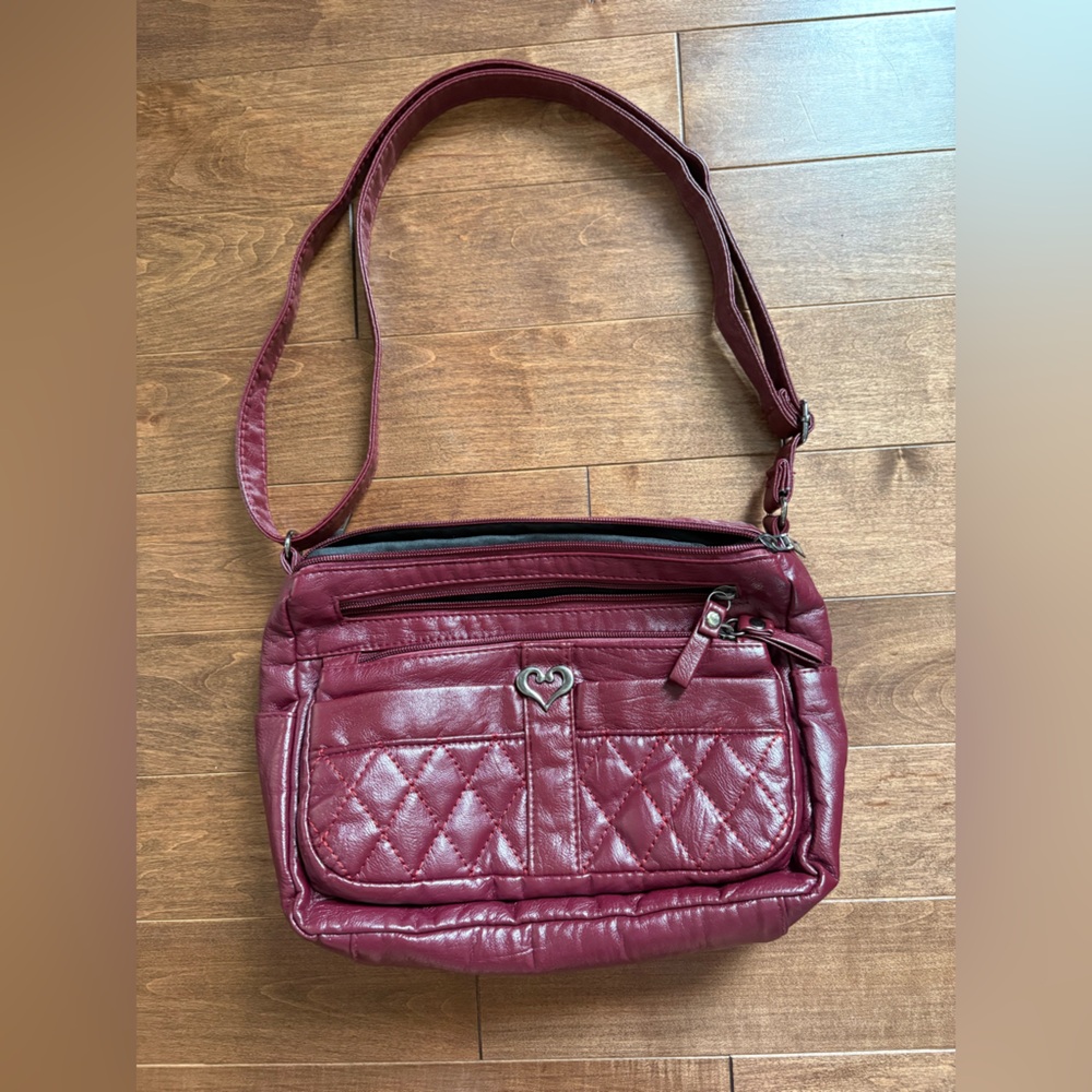 SHEIN BURGUNDY PURSE